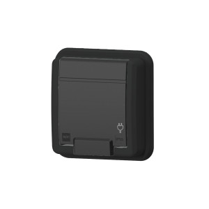 Gniazdo pojedyncze z/u IP55 p/t 5041-77 antracytowe Aquant 2K Elektro-Plast Nasielsk Gniazdo pojedyncze z/u IP55 p/t 5041-77 antracytowe Aquant 2K Elektro-Plast Nasielsk