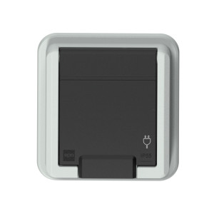 Gniazdo pojedyncze z/u IP55 p/t 5041-70 szare Aquant 2K Elektro-Plast Nasielsk Gniazdo pojedyncze z/u IP55 p/t 5041-70 szare Aquant 2K Elektro-Plast Nasielsk