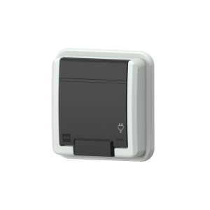 Gniazdo pojedyncze z/u IP55 p/t 5041-70 szare Aquant 2K Elektro-Plast Nasielsk Gniazdo pojedyncze z/u IP55 p/t 5041-70 szare Aquant 2K Elektro-Plast Nasielsk