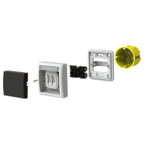 Łącznik uniwersalny pojedynczy/schodowy p/t IP55 5001-77 antracyt Aquant 2K Elektro-Plast Nasielsk Łącznik uniwersalny pojedynczy/schodowy p/t IP55 5001-77 antracyt Aquant 2K Elektro-Plast Nasielsk