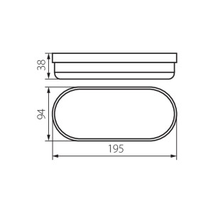 Oprawa kanałowa TOLU C LED 12W-NW-W 1050lm 4000K IP54 owalna 31496 Kanlux Oprawa kanałowa TOLU C LED 12W-NW-W 1050lm 4000K IP54 owalna 31496 Kanlux