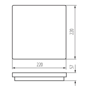 Plafoniera LED BENO 12-18W CCT-L-SEW kwadrat IP65 3000/3500/4000K czujnik MV 38775 Kanlux Plafoniera LED BENO 12-18W CCT-L-SEW kwadrat IP65 3000/3500/4000K czujnik MV 38775 Kanlux