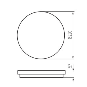 Plafoniera LED BENO 24-30W CCT-O-SEW okrągła IP65 3000/3500/4000K czujnik MV 38785 Kanlux Plafoniera LED BENO 24-30W CCT-O-SEW okrągła IP65 3000/3500/4000K czujnik MV 38785 Kanlux
