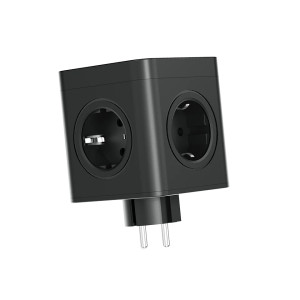 Rozgałęźnik kostka R-41SWS/USBA+USBC czarny 1xgniazdo z/u Schuko 2xUSB-A 1xUSB-C Rozgałęźnik kostka R-41SWS/USBA+USBC czarny 1xgniazdo z/u Schuko 2xUSB-A 1xUSB-C