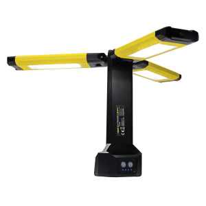 Lampa LED warsztatowa potrójna akumulatorowa na statywie LW-3AS 2000lm IP54 W-96326 KEL Plastrol