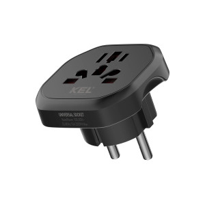 Adapter sieciowy uniwersalny dla wtyczek EU/UK/US/AU czarny AD-EU/UNI W-72053 KEL Plastrol Adapter sieciowy uniwersalny dla wtyczek EU/UK/US/AU czarny AD-EU/UNI W-72053 KEL Plastrol