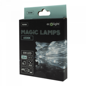 Magiczne lampki LED 2,2W 6500K 10m IP65 5V DC ML61608 EcoLight
