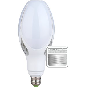 Żarówka uliczna LED Intense Boost E27/E40 30W 4900lm 230V 4000K LED-3125 Helios