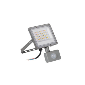 Naświetlacz LED ACETE 20W CCT SE IP44 szary z czujnikiem PIR 38496 Kanlux