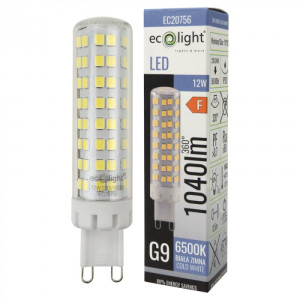 Żarówka LED G9 12W 6500K 1040lm EC20756 EcoLight