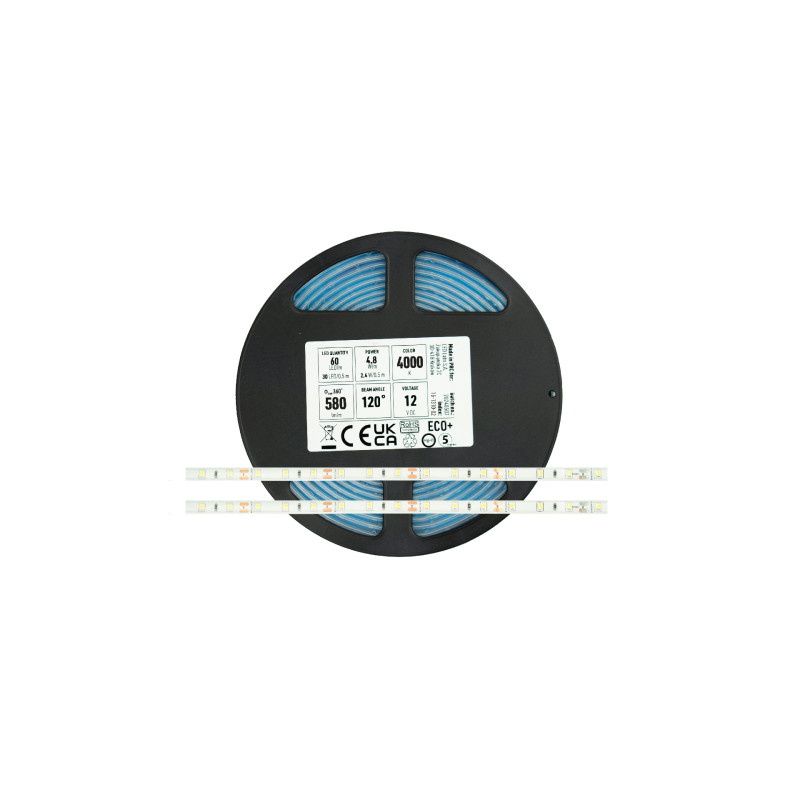 Taśma ECO+ 12V 24W 4000K 5m 300LED SMD2835 105lm/W 560lm/mb IP65ST 16-1310-02 LED-Labs