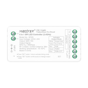 MiBoxer kontroler 5-24V 10A RF SPI 5w1 25-2005-01 LED-Labs