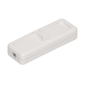 Wyłącznik suwakowy przelotowy lub końcowy 1-torowy WS-1P biały WS-1P/2,5A Plastrol