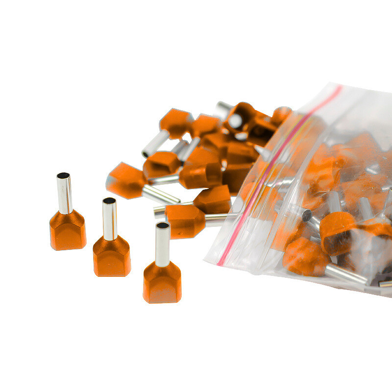 Końcówka tulejkowa izolowana NTI 2x0,5/8 (100 szt.) 1764830 Next