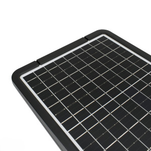 Solarna oprawa uliczna LED SOLGER 40W PIR 6000lm 3/4/6K IP65 czarna C83-SOG-040BL-CCT-PIR Bemko