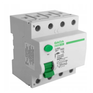 Wyłącznik różnicowoprądowy 6kA PR8NM 4P 25A 30mA typ A Gacia