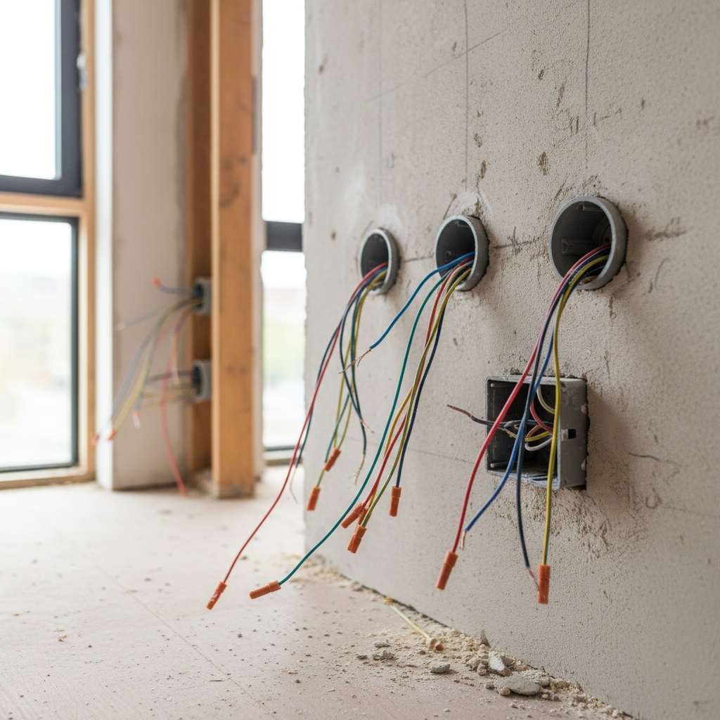 kable w instalacji domowej